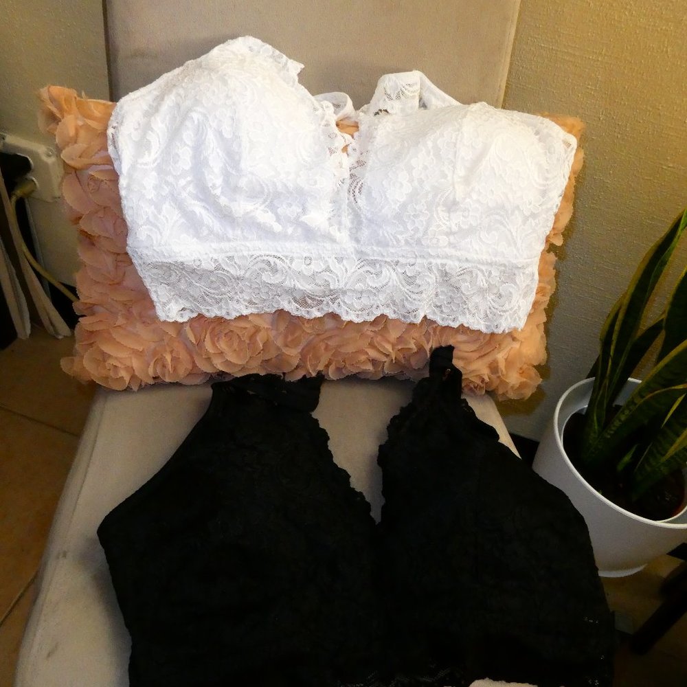 2 for 1 Lace Bralette set size XXL